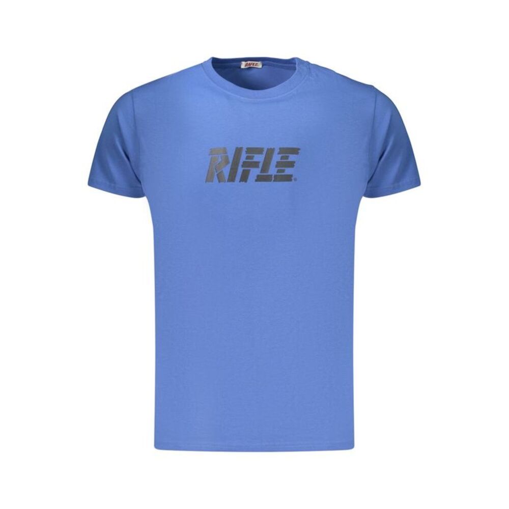 Rifle Blue Cotton Mens Men's T-Shirt